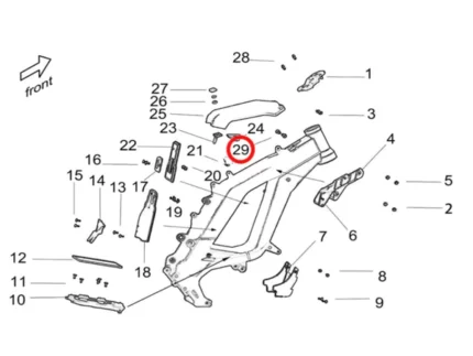 Light Bee Battery Cap Pivot Pin