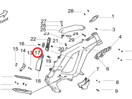 Light Bee Battery Positioning Support, Front