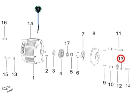 Light Bee Motor Position Adjuster Fix Plate