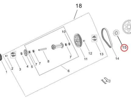 Light Bee Primary Transmission Sprocket (13T)