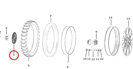 Light Bee Rear Brake Disc