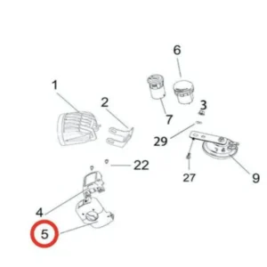 Light Bee Left Sport/Eco Combination Switch Assembly
